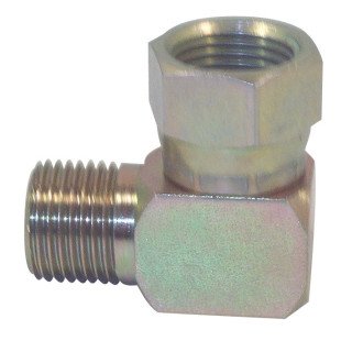 1/4 x 1/4 BSP M/F 90 COMP ELBO
