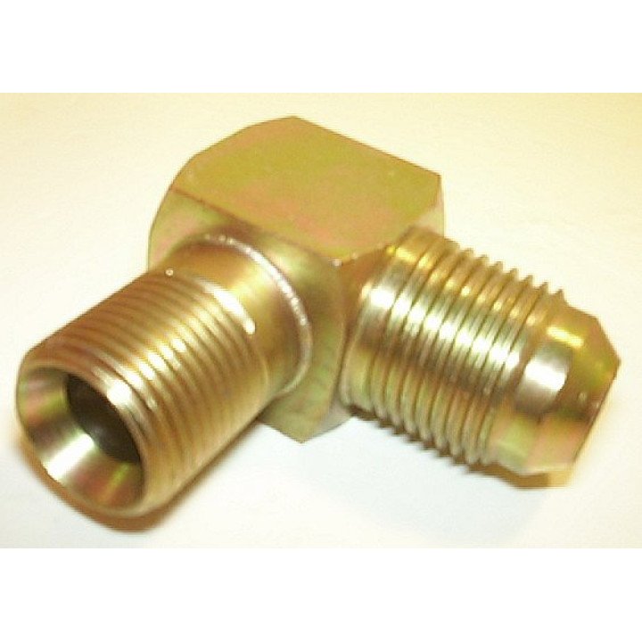 1/4 BSP x 7/16 JIC M/M 90/C
