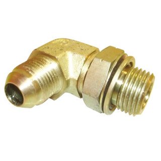 1/2 BSP x 3/4 JIC M/M 90/C LOCKNUT