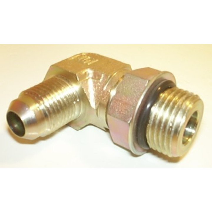 9/16 JIC x 3/4 SAE M/M 90/C C/W