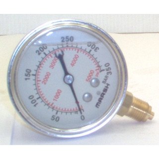 350 BAR 63MM STEM PRESS GAUGE