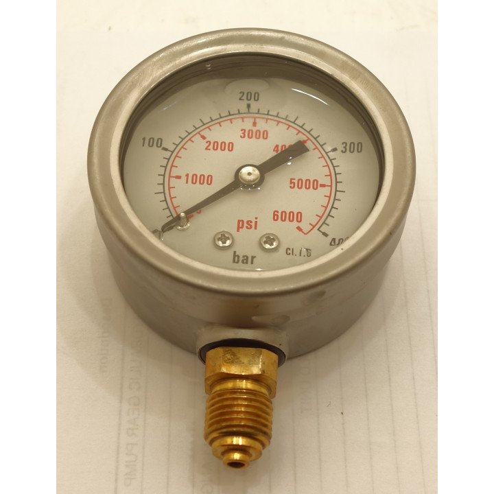 400 BAR 63mm STEM PRESS GAUGE