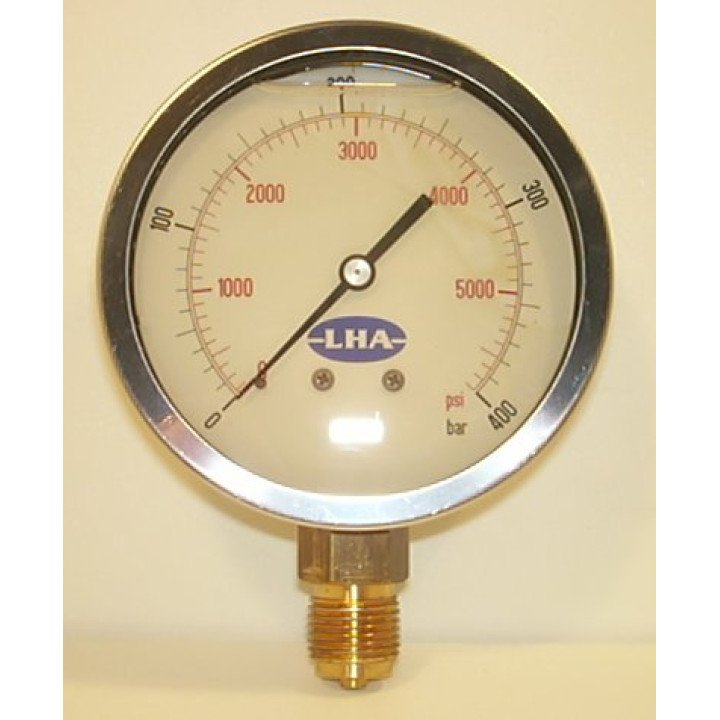 600 BAR 100mm STEM PRESS GAUGE