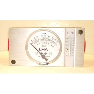FLOW METER 120L/MIN 3/4 PORTS