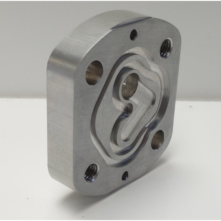P23 SH FLANGE A4 40X40MM W/SEAL CW