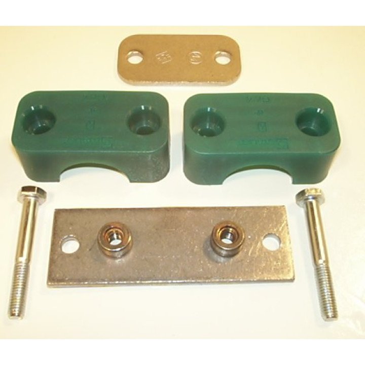 28mm OD/ 3/4 R2T SGL BOLT ON CLAMPS