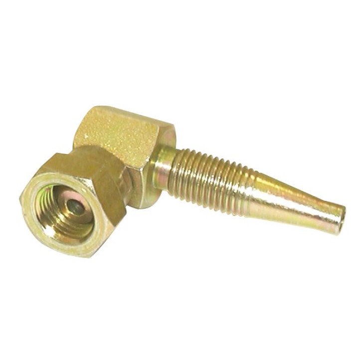 1/4 BSP 90 COMP FOR 1/4 HOSE RU