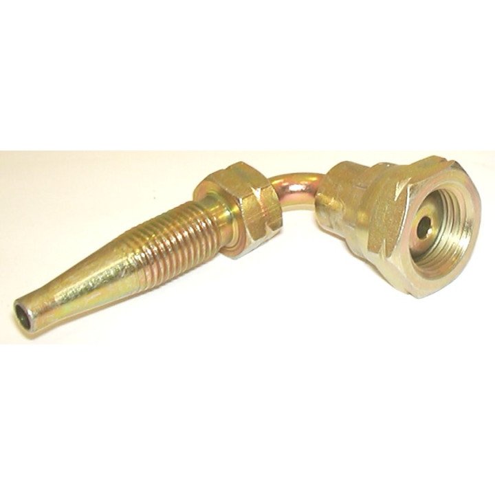 16mm 90 SWEPT FOR 1/4 HOSE R/U**