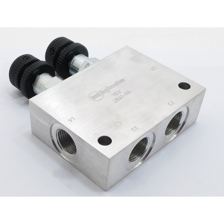 1/2'' DBL P.O. CHECK KNOB RELEASE**