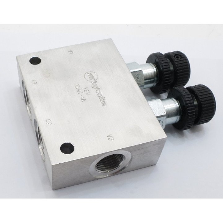 1/2'' DBL P.O. CHECK KNOB RELEASE**