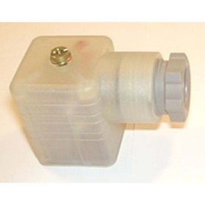 DIN CONNECTOR C/W LIGHT FOR AC COIL