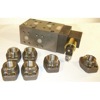 1''  BSP 2 IN 6 OUT TRI DIV 24V