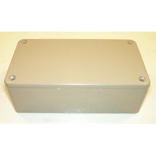 GREY BOX SHALLOW LIDDED