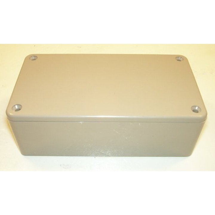 GREY BOX SHALLOW LIDDED