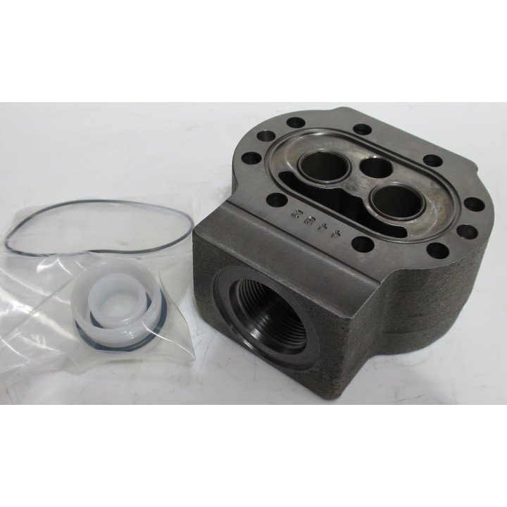 (N125) END COVER WITH SIDE PORTS