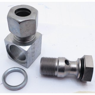 3/8 BSP X 12MM LIGHT (18MM)  TUBE