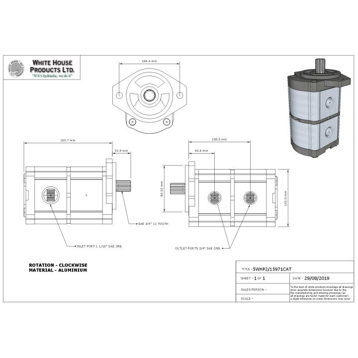 REPLACEMENT FOR JS.BARNES 11994158
