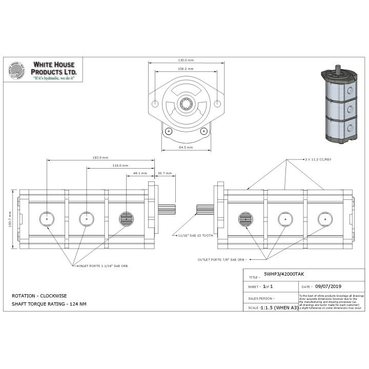 WHP BETA EQUIV TO 307012-0041/42