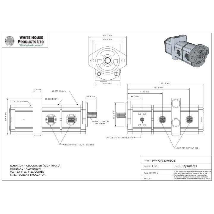 BETA REPLACEMENT PUMP FOR 6675785