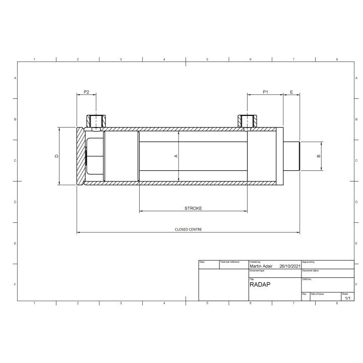 DOUBLE ACTING 50X80X1000
