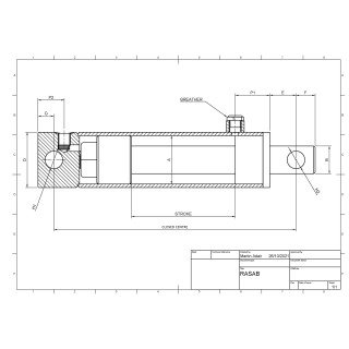 SINGLE ACTING 60X125X1000