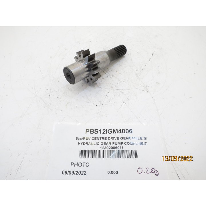 6cc/REV CENTRE DRIVE GEAR MALE SPL