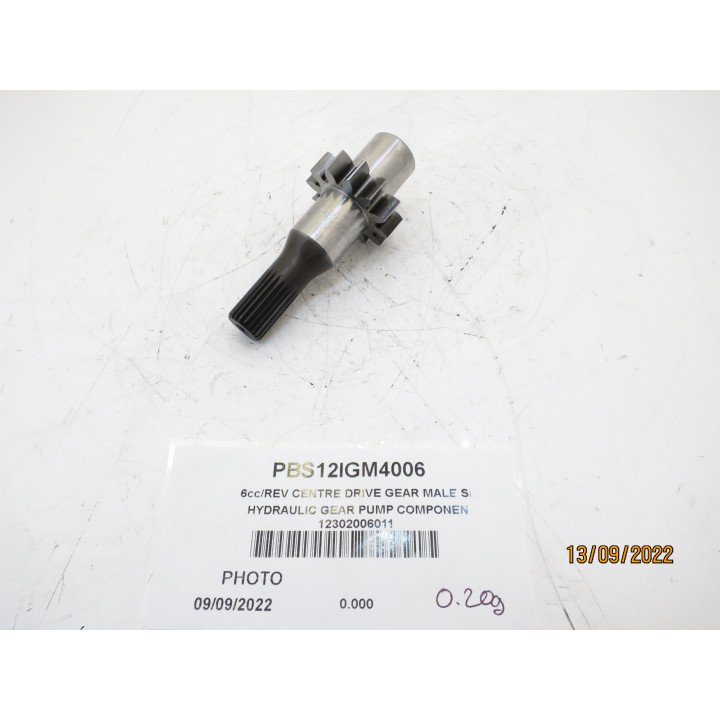 6cc/REV CENTRE DRIVE GEAR MALE SPL