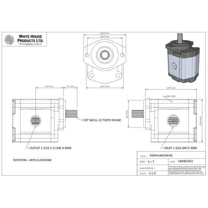 WHP Equivalent for 163D1292