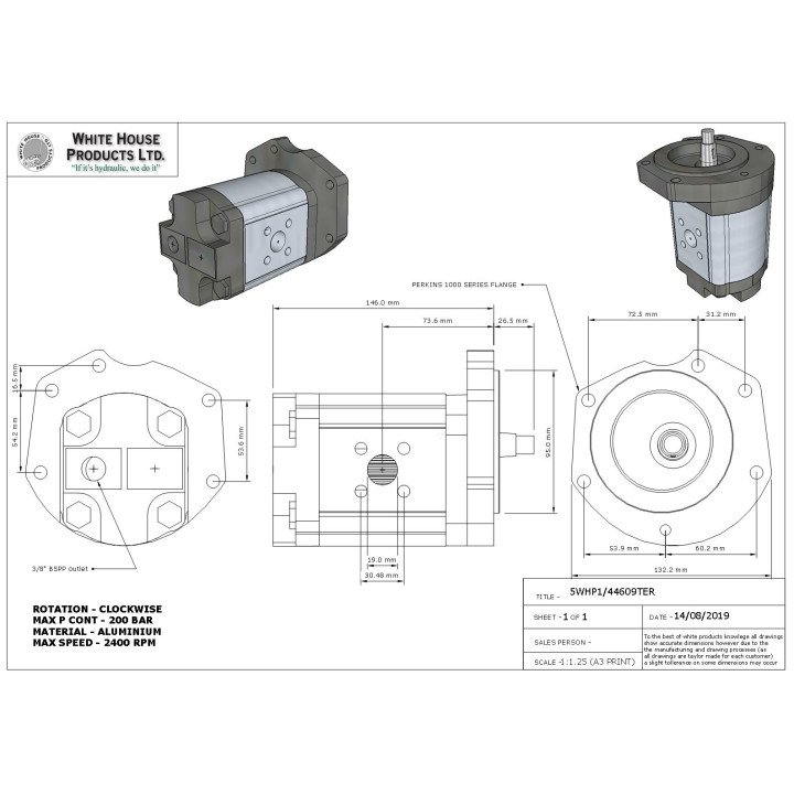 WHP EQUIVALENT PUMP BUILD REPLACE