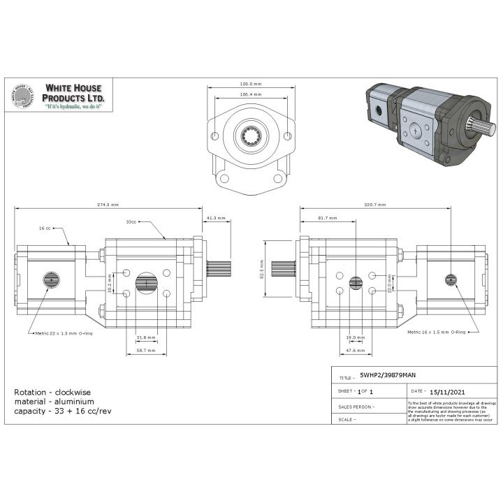 BETA EQUIVALENT PUMP & K2 ADPT.