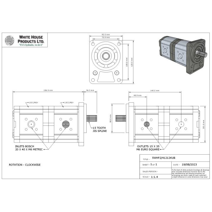 WHP EQUIVALENT FOR KUBOTA